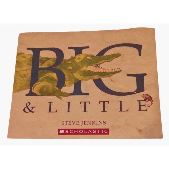 Big and Little Steve Jenkins Paperback Book Scholastic - Picture 2 of 5